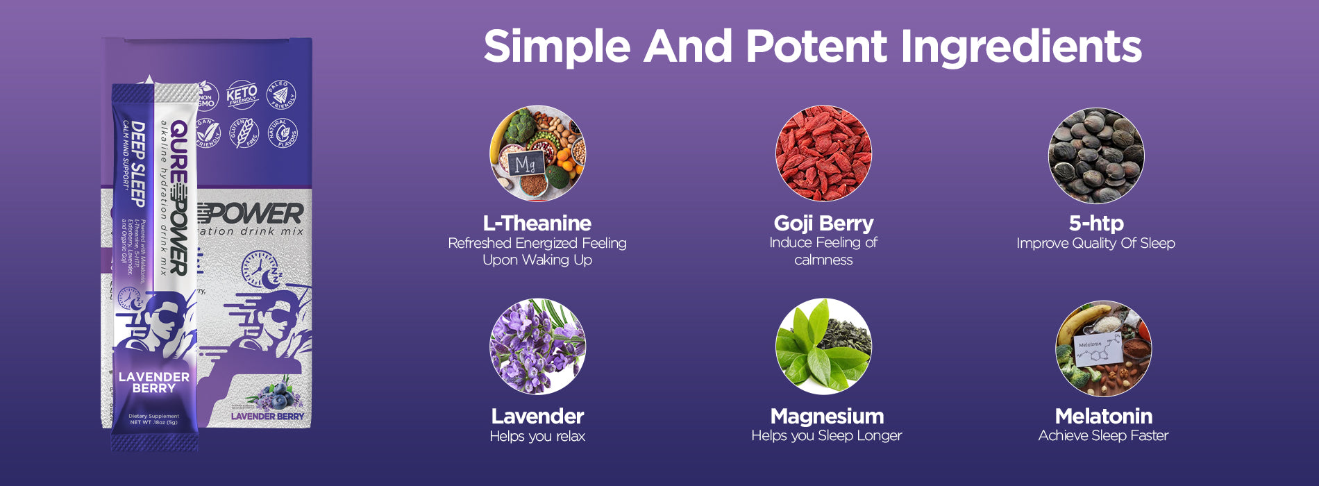 simple and potent ingredients