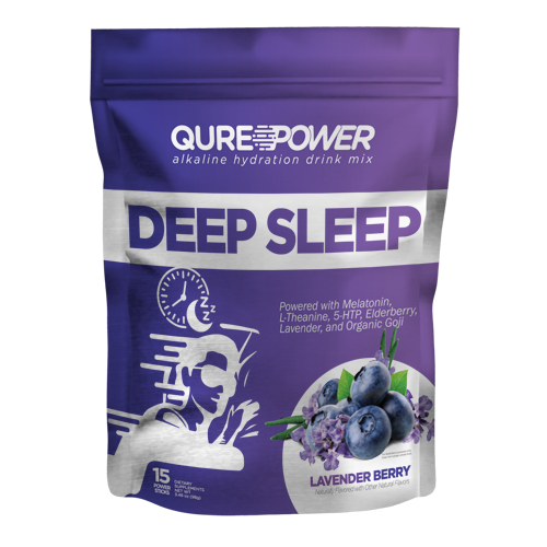 QURE Power Lavender Berry Sleep Support Stick Pack (15 Count) QureWellness