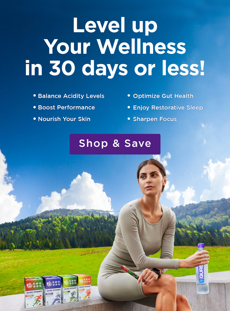  Level up your wellness in 30 days or less